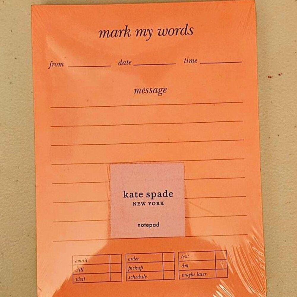 Kate Spade notepad